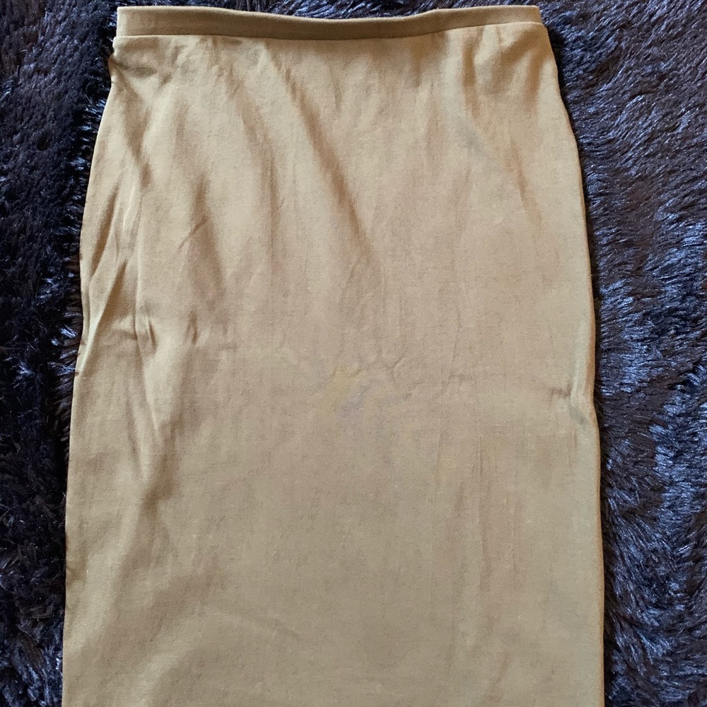 Forever 21 olive green pencil skirt size M